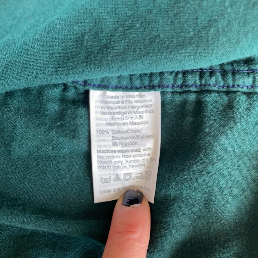 J Crew Mercantile Flex Checked Button Down L - image 4